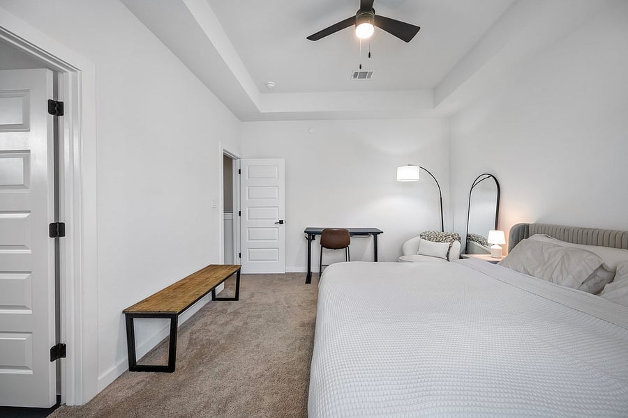 King Bed with reading nook