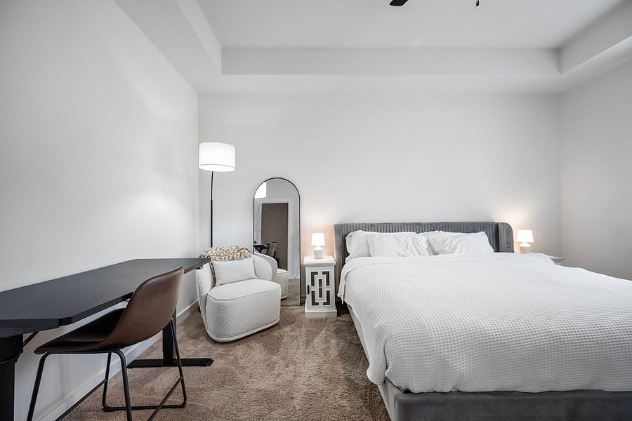 King Bed with reading nook