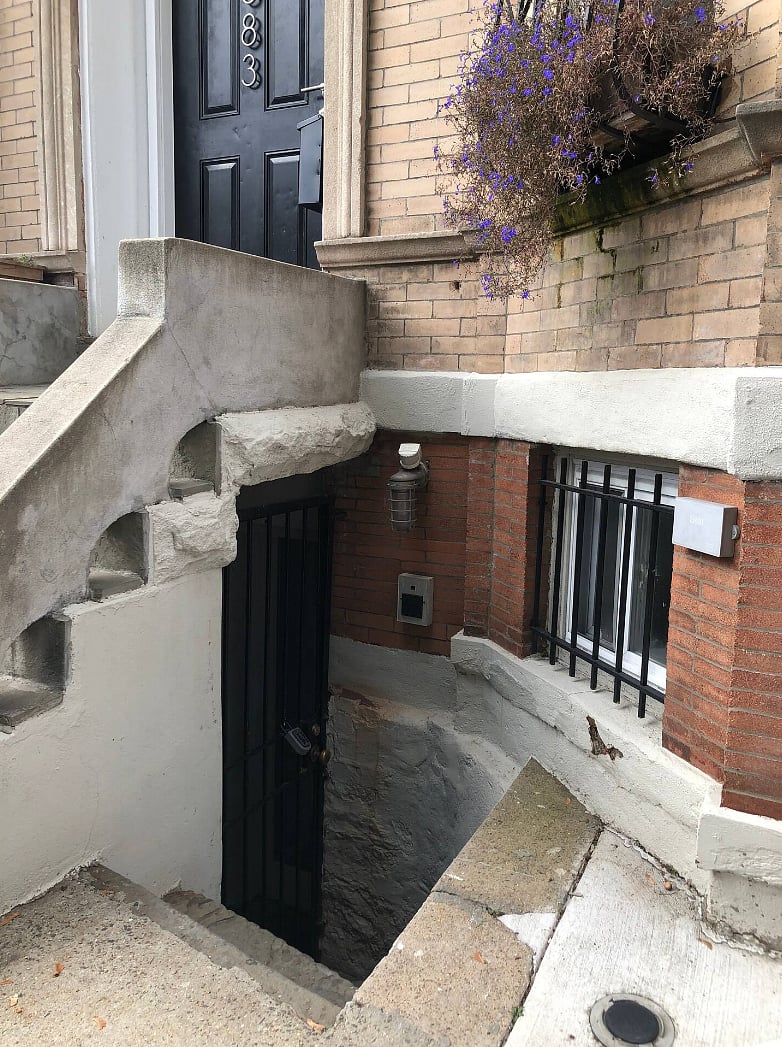 Rental entrance
