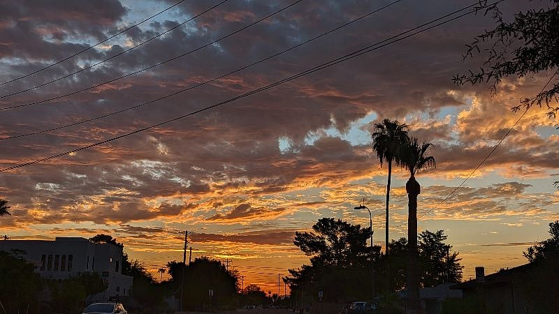 sunset from the deck!