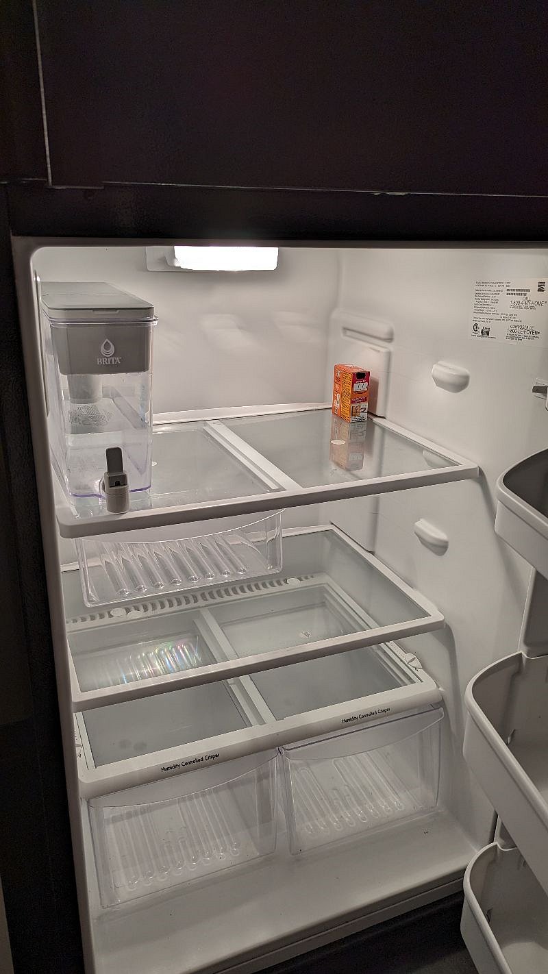 Fridge includes brita filter!