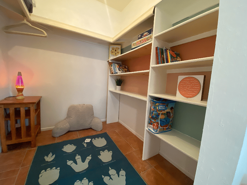4th bedroom closet or child's play area