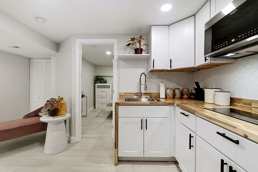 Basement kitchen