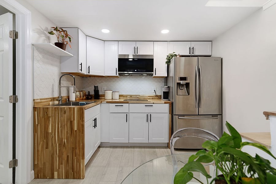 Basement kitchen