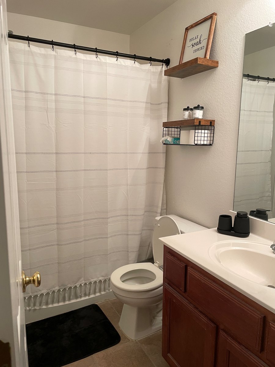 Private bathroom off hallway between my office and private bedroom (2nd floor)