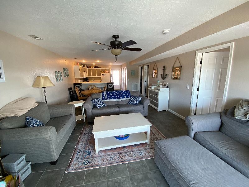 Lakeside sliding door to entry door.