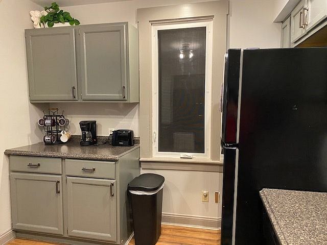 Coffee bar in kitchen