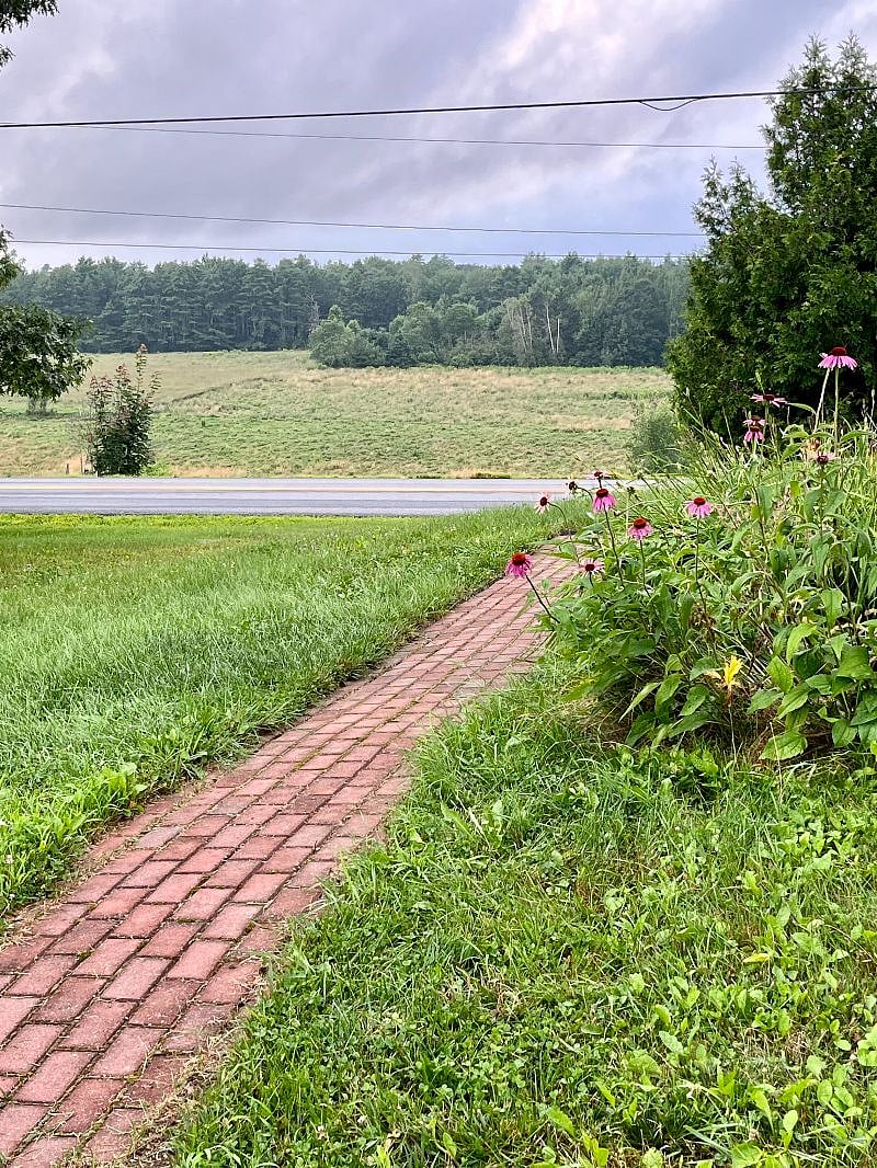 Front walk.