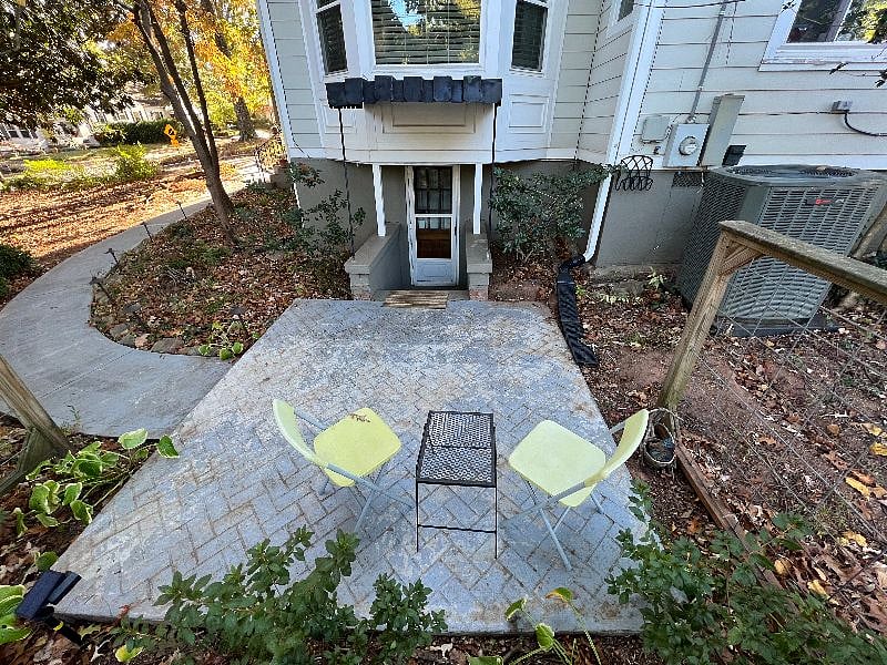 Private garden terrace