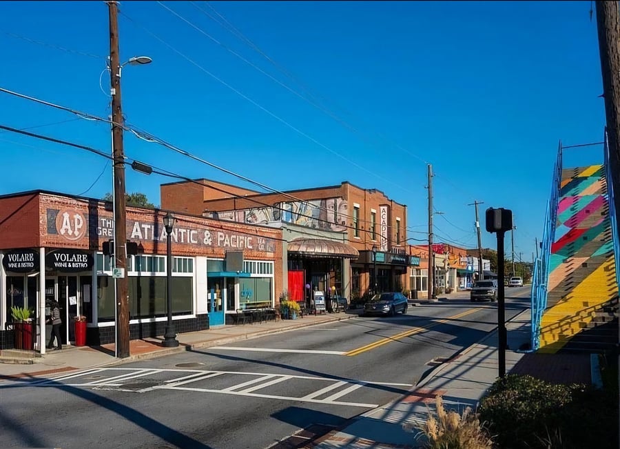 Historic Hapeville downtown