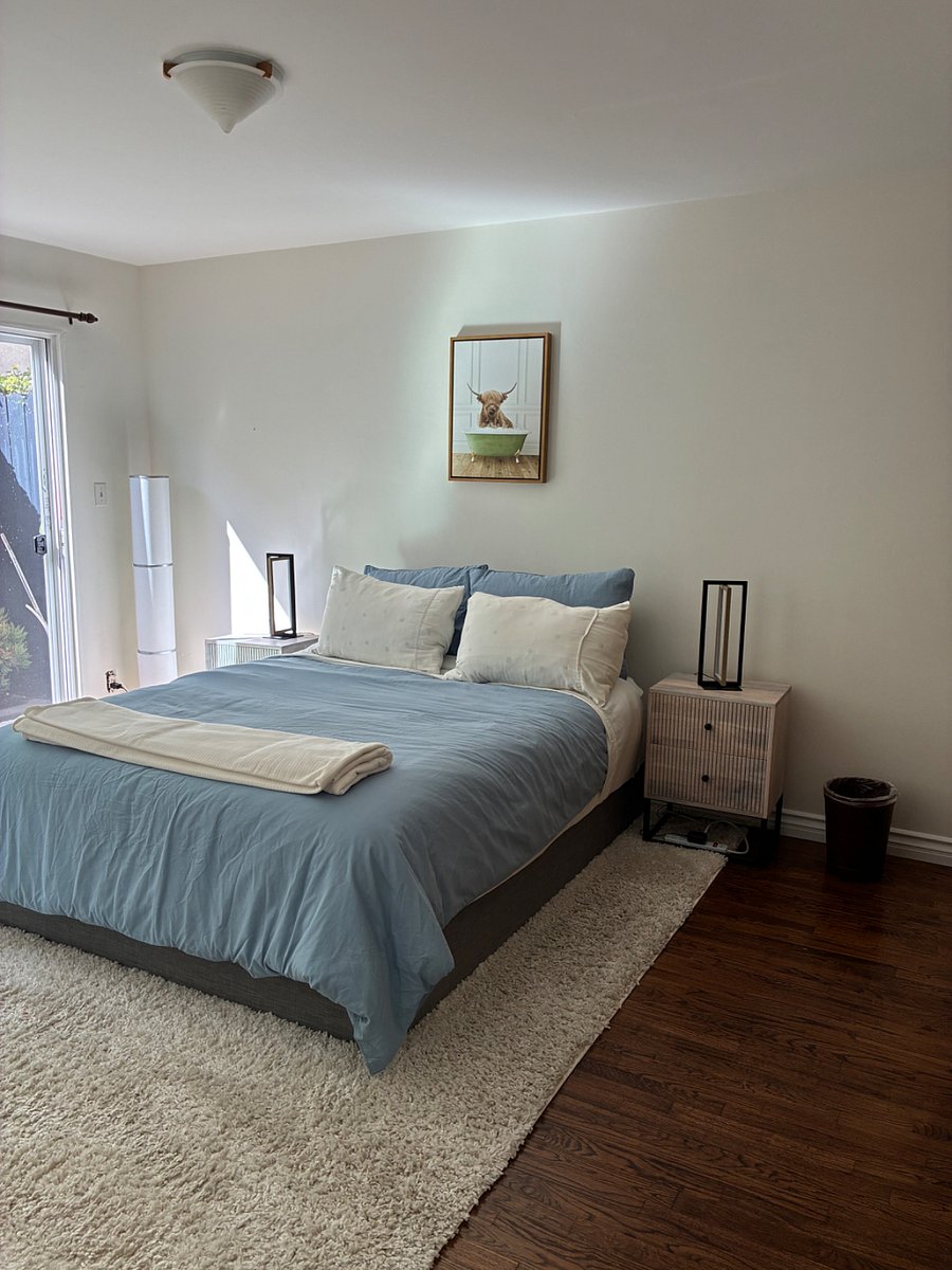 Bedroom with small private deck