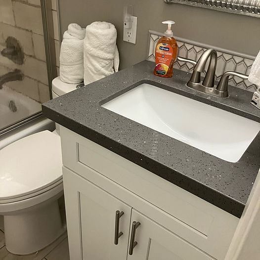 Upgraded 2nd bathroom
