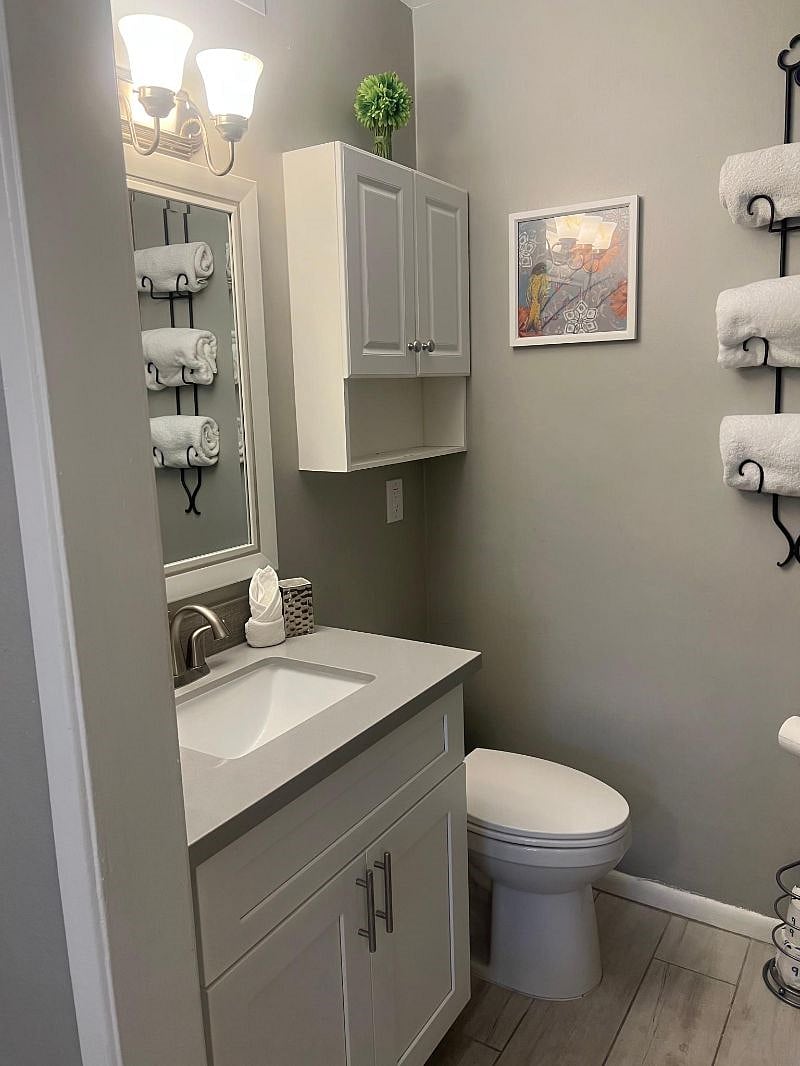 Upgraded bathrooms