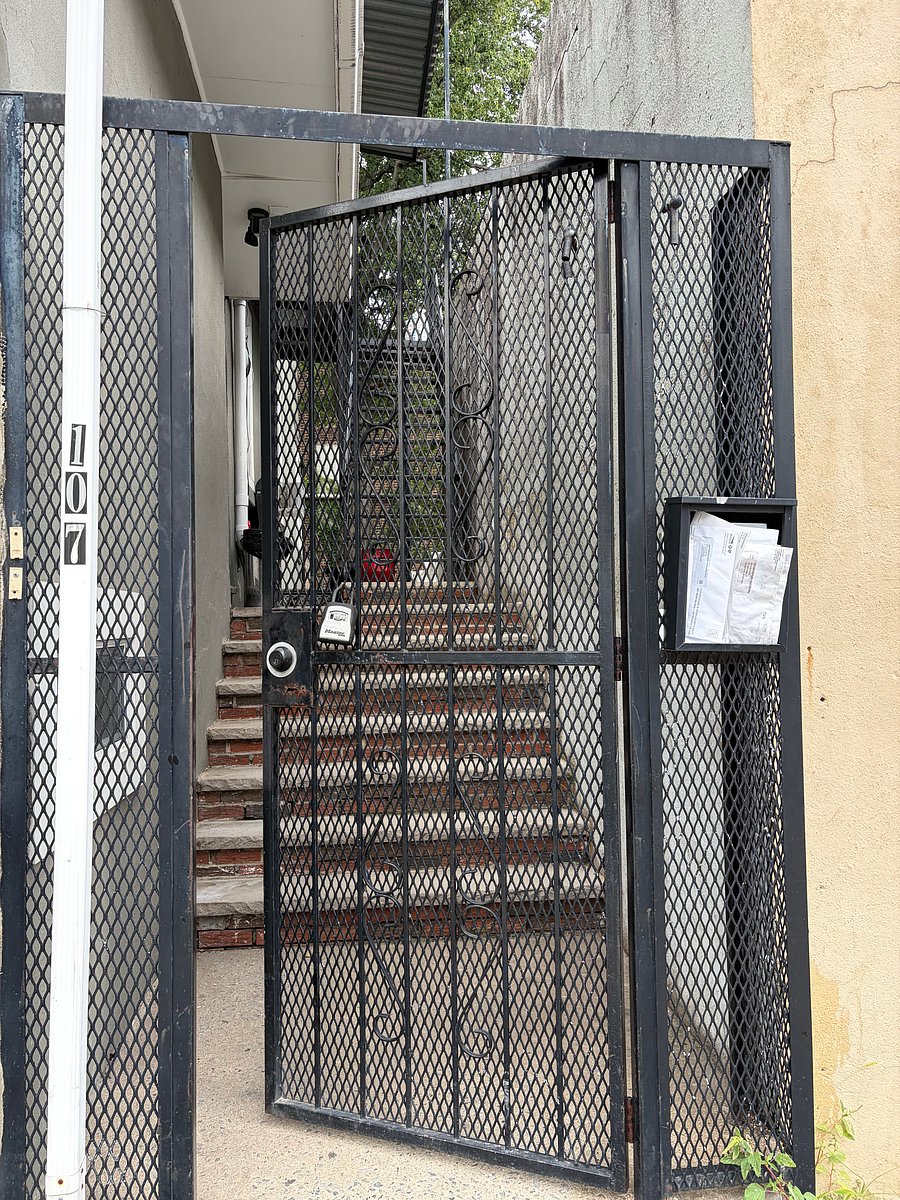 Entrance security gate.