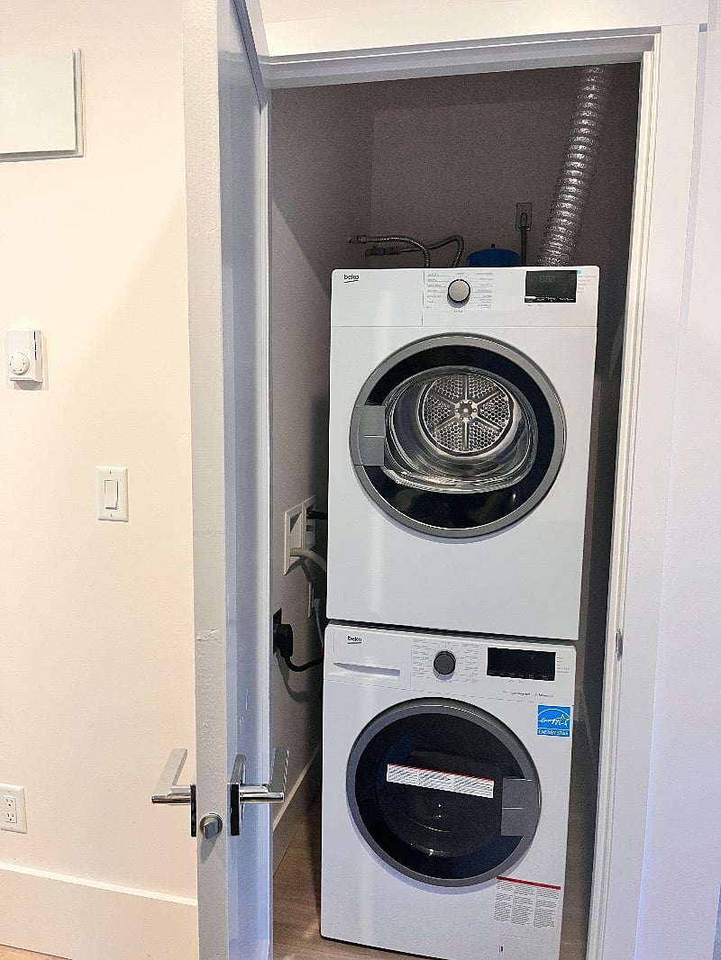 in-unit washer and dryer