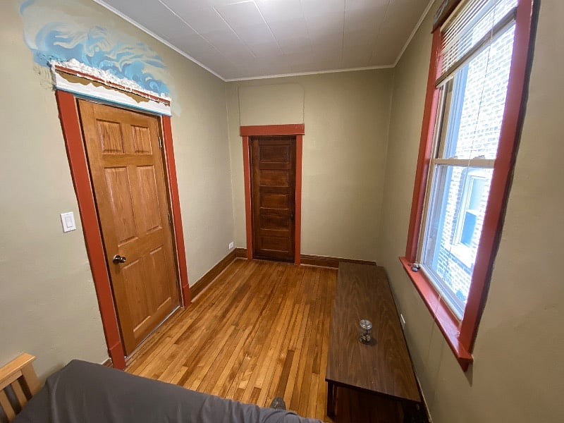 Second Bedroom: futon used as a couch.