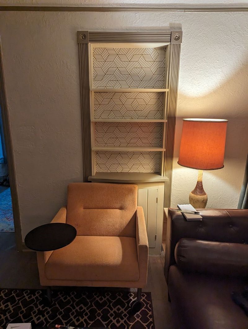 Living Room built in.