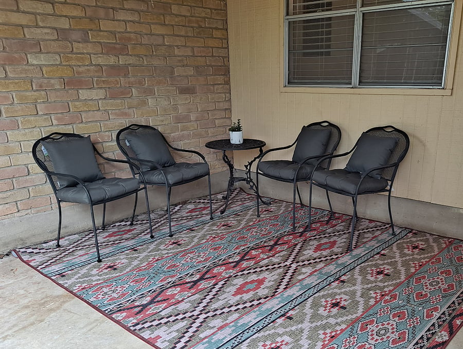 back yard patio