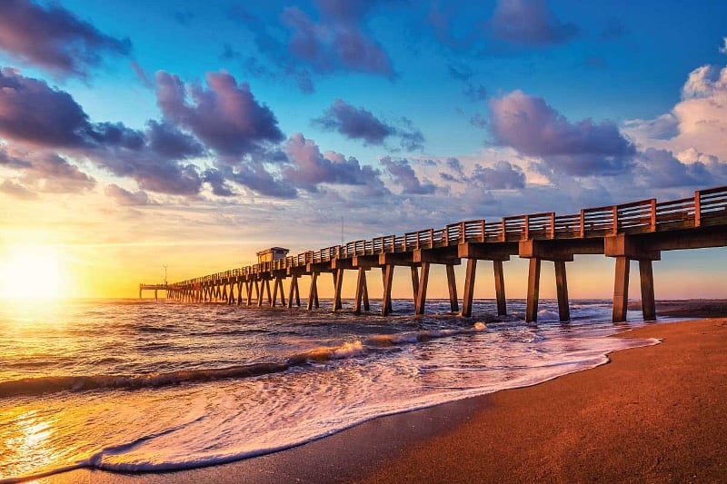 14 miles away from the beach