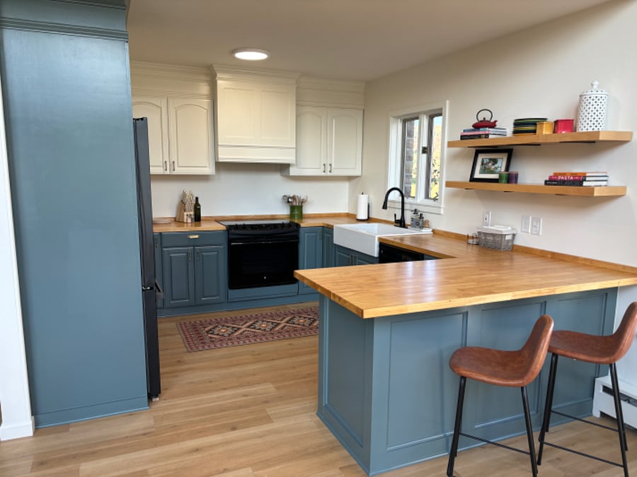 Newly remodeled kitchen