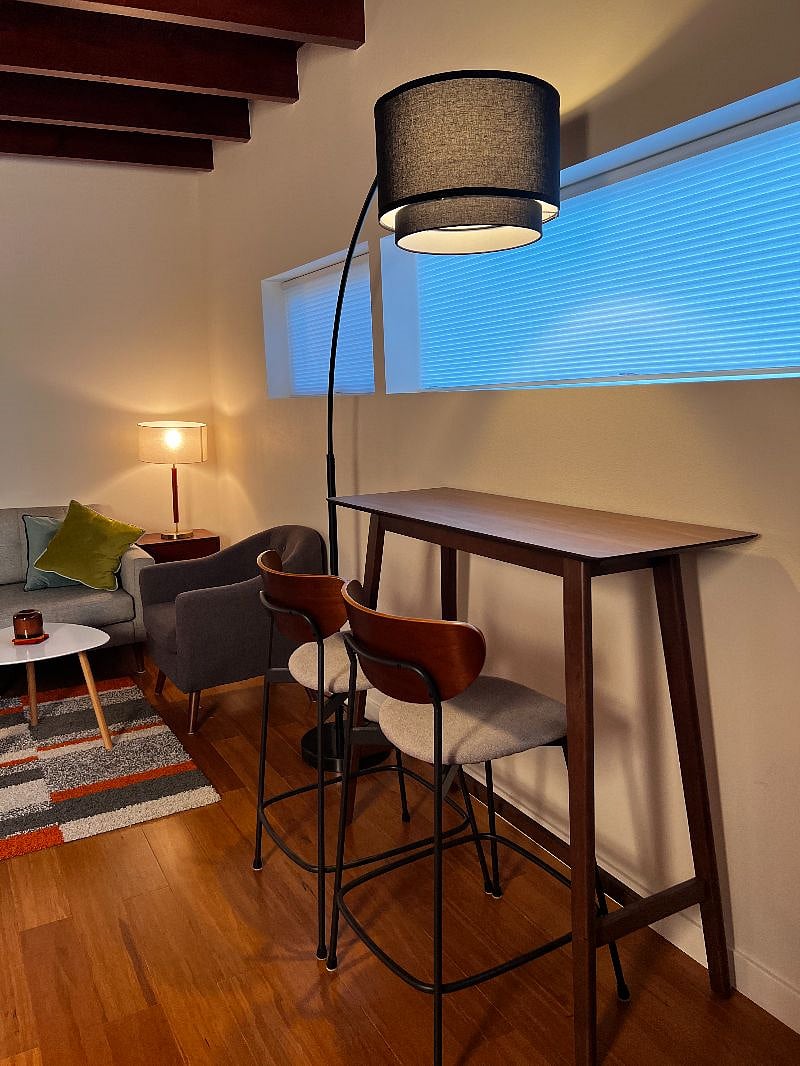 Dining table.