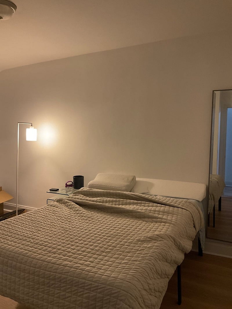 Full sized bed