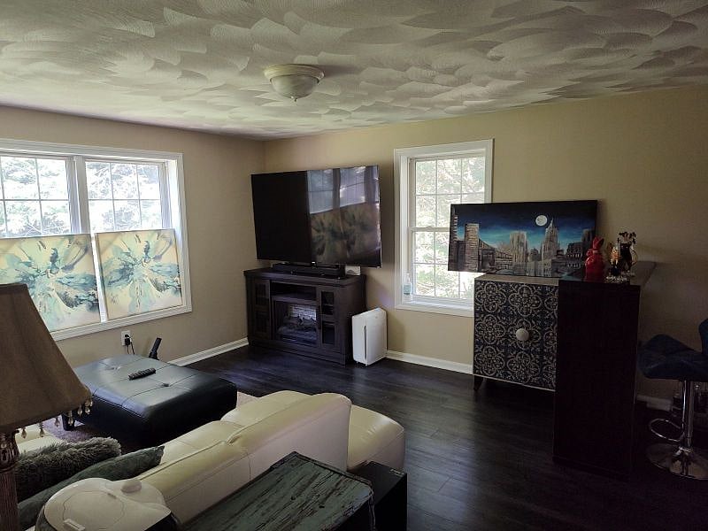 View of living area attached to the dining area
