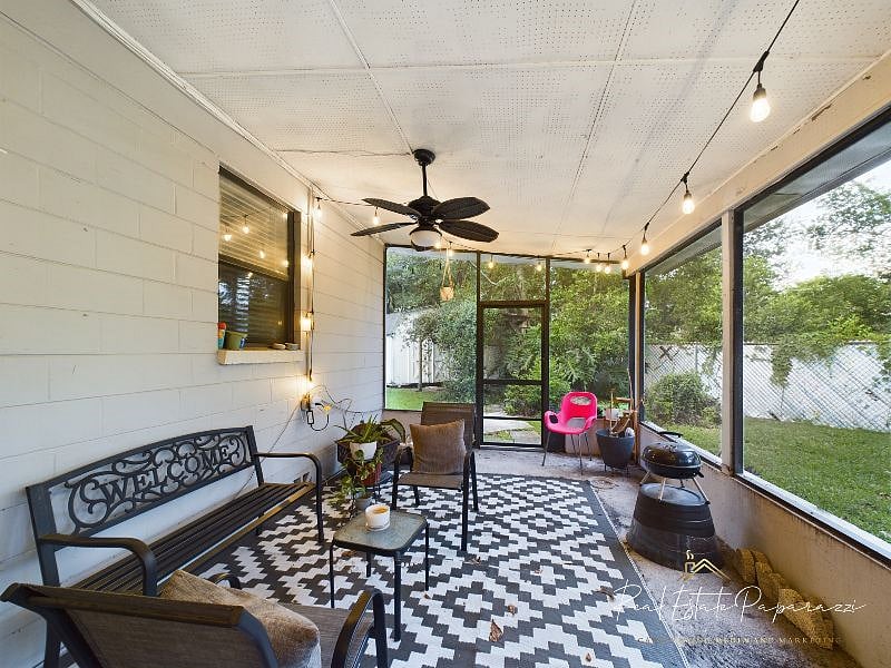 Patio (Not Shared) with Unit B Apartment Tenant