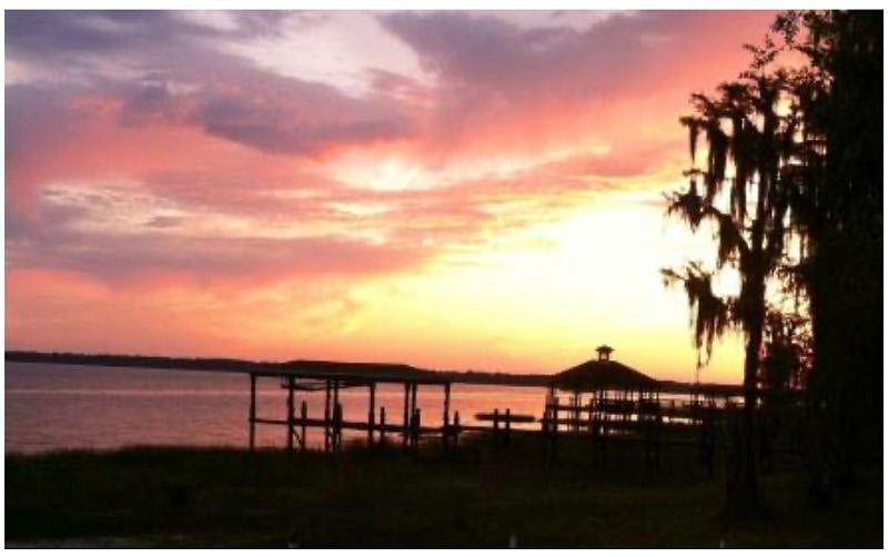 Enjoy Lake Louisa Sunsets everyday from community park