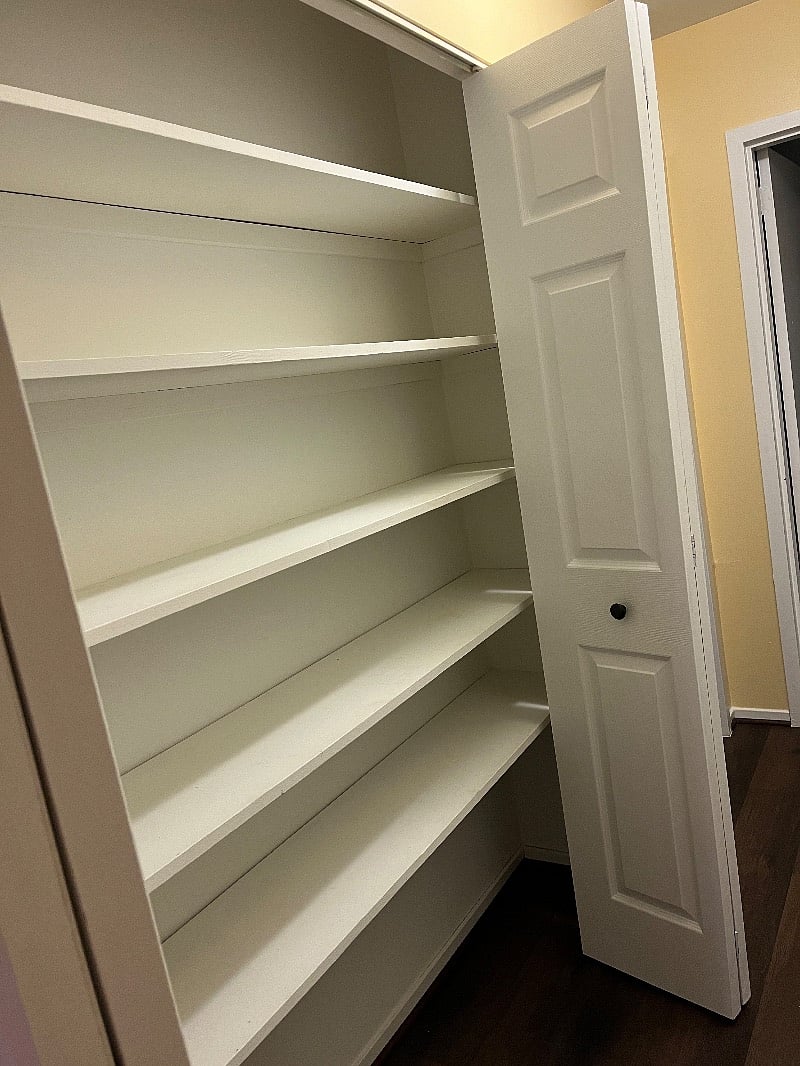 Second hallway closet.