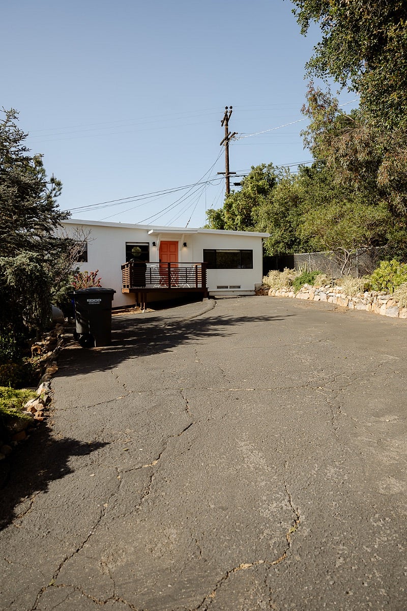 Driveway for guest parking. This will comfortably park 2 cars