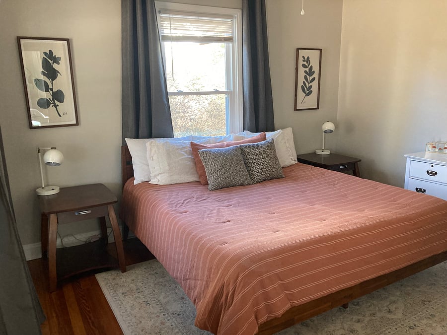 Master Bedroom with King Bed and Ensuite Bath