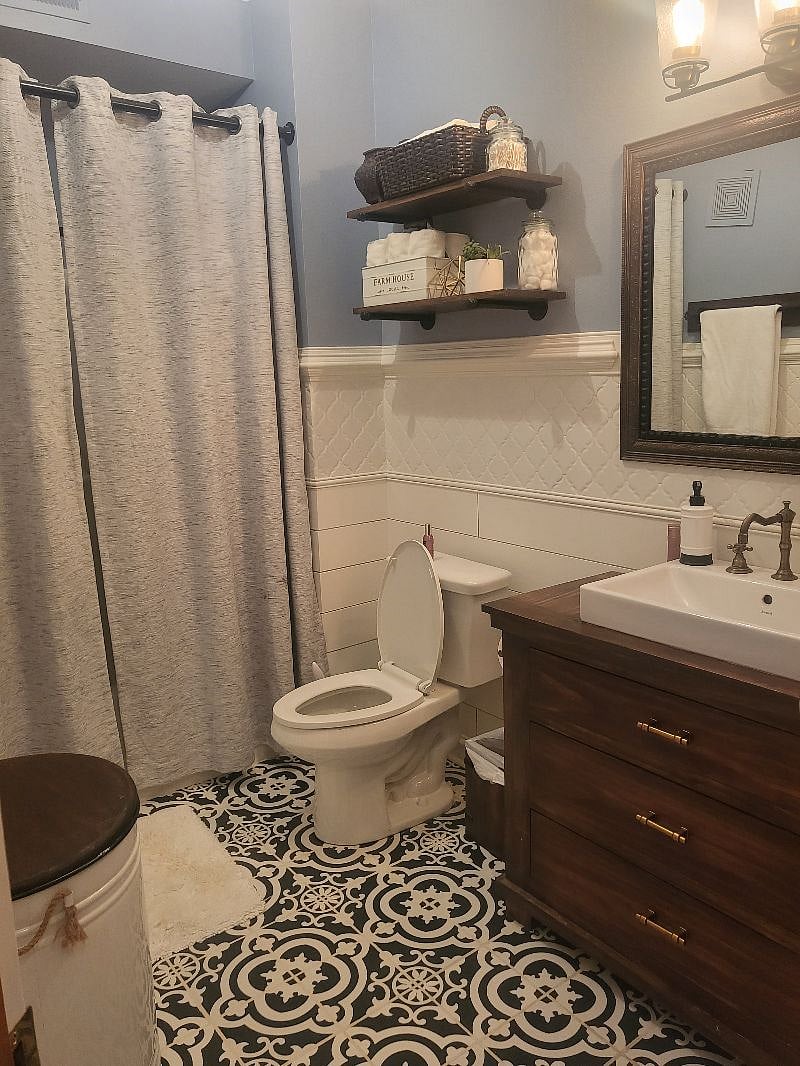 Shared bathroom