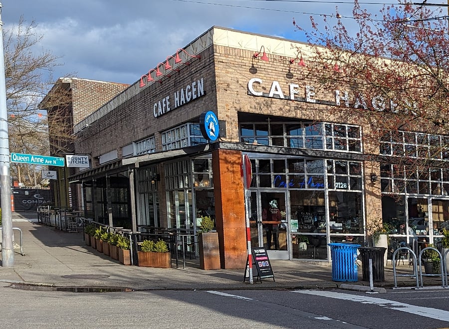 Right Across Starbuck coffee.