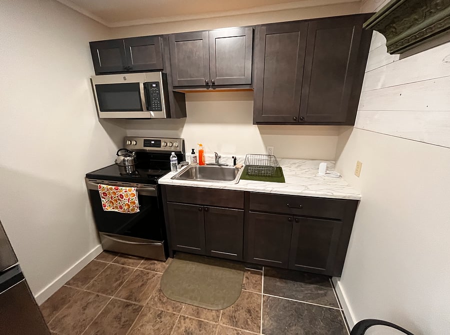Brand new appliances and cabinets