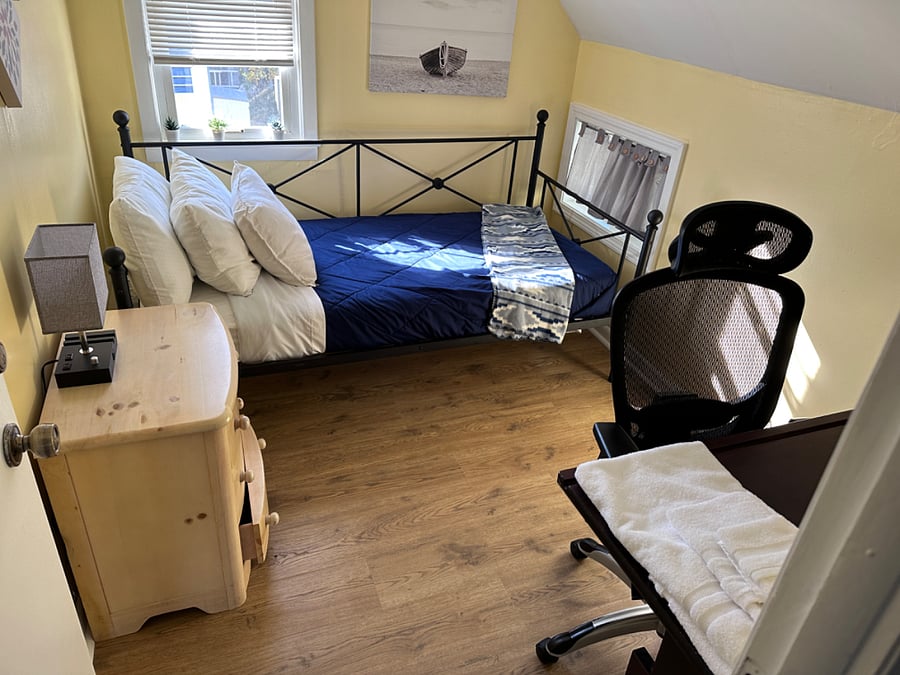 Bedroom #3 with desk.
