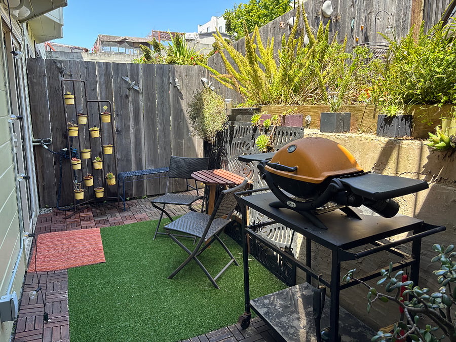 Backyard Space with Barbecue
