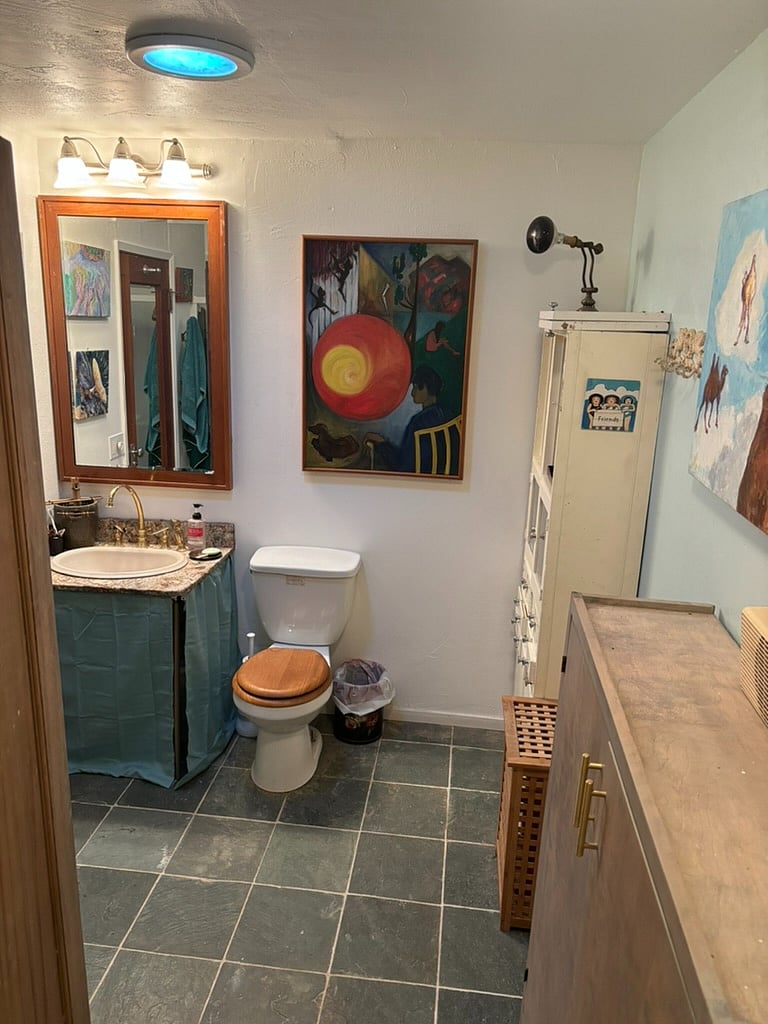 Private Delightful Dreams bathroom for the in-law unit