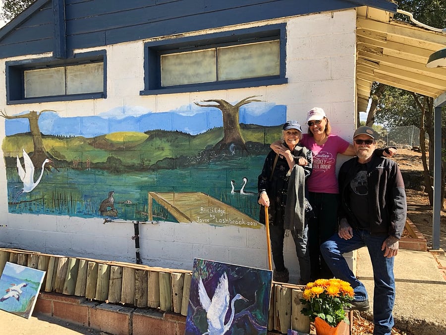 A legacy to see, the cache creek mural at the Clear Lake Campground where we love to put our Kayaks in the water.