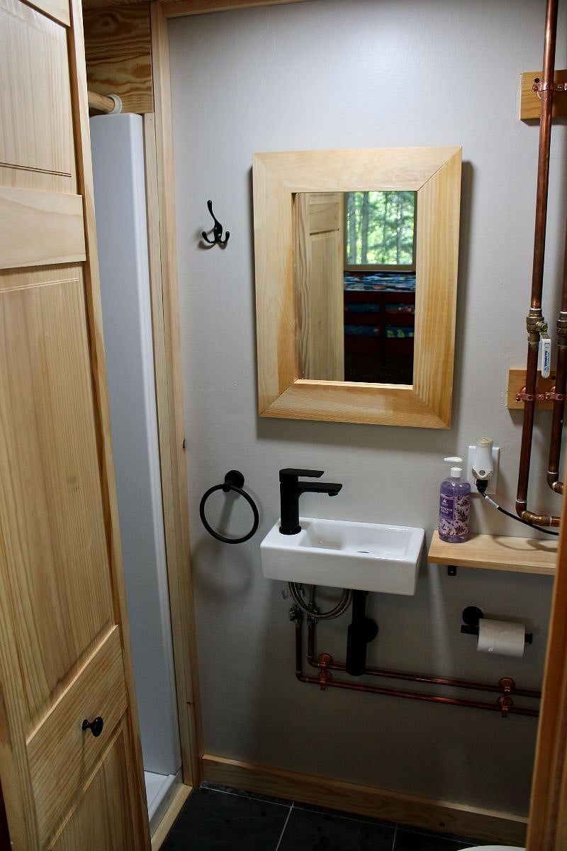 Complete with tiny sink!