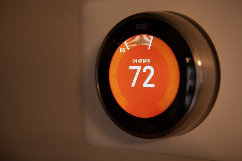 Easily set your comfort preference with this Nest thermostat.