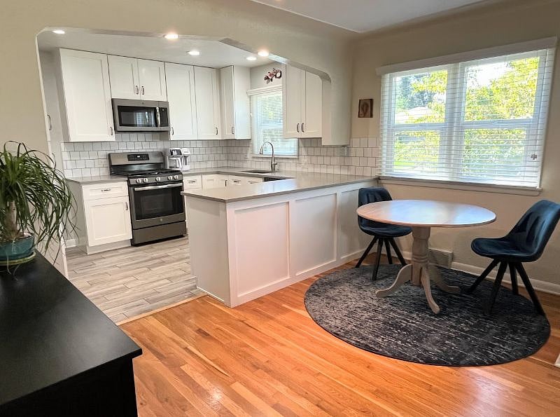 Kitchen and dining area
