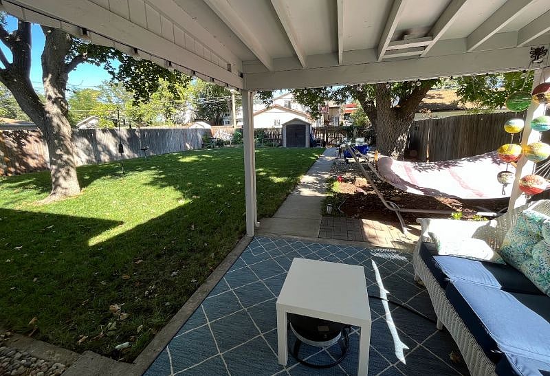 Cover patio in backyard