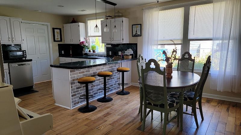 Kitchen and dining room
