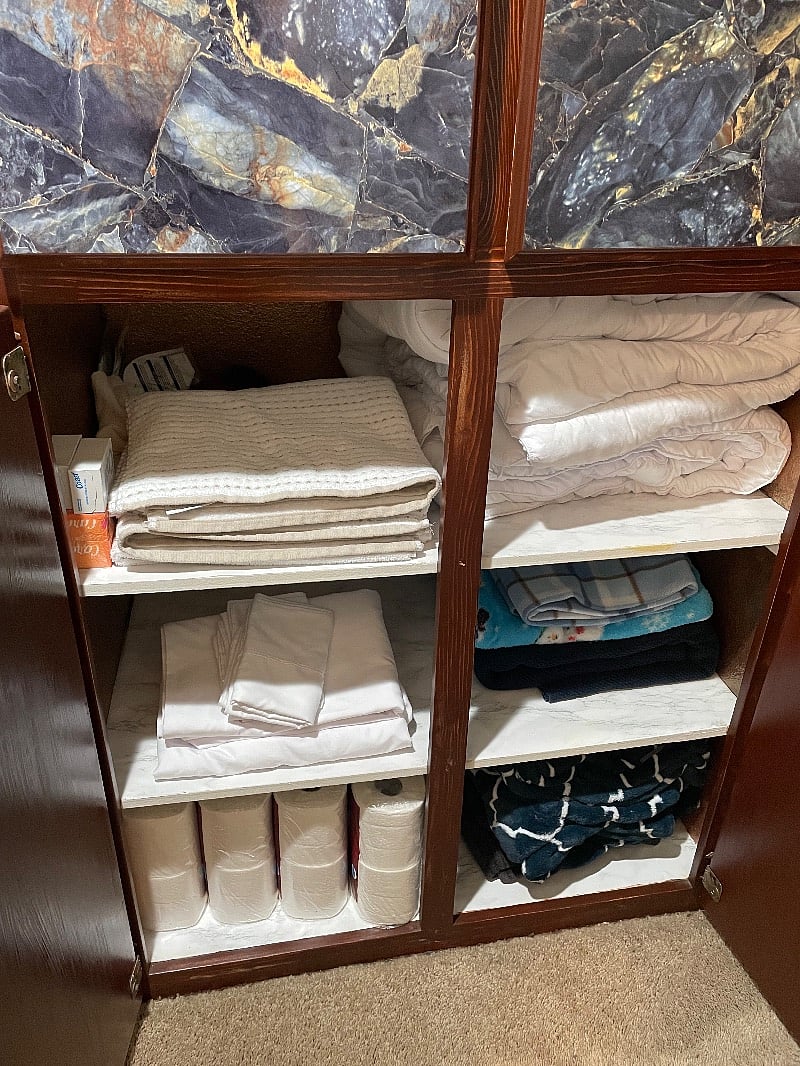Linen closet - Upstairs 