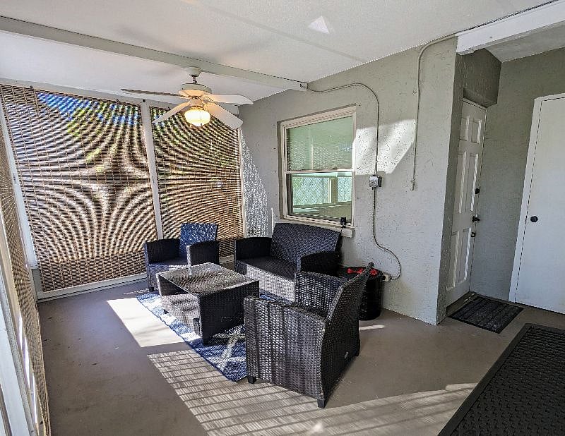 Sweet back screened-in porch!