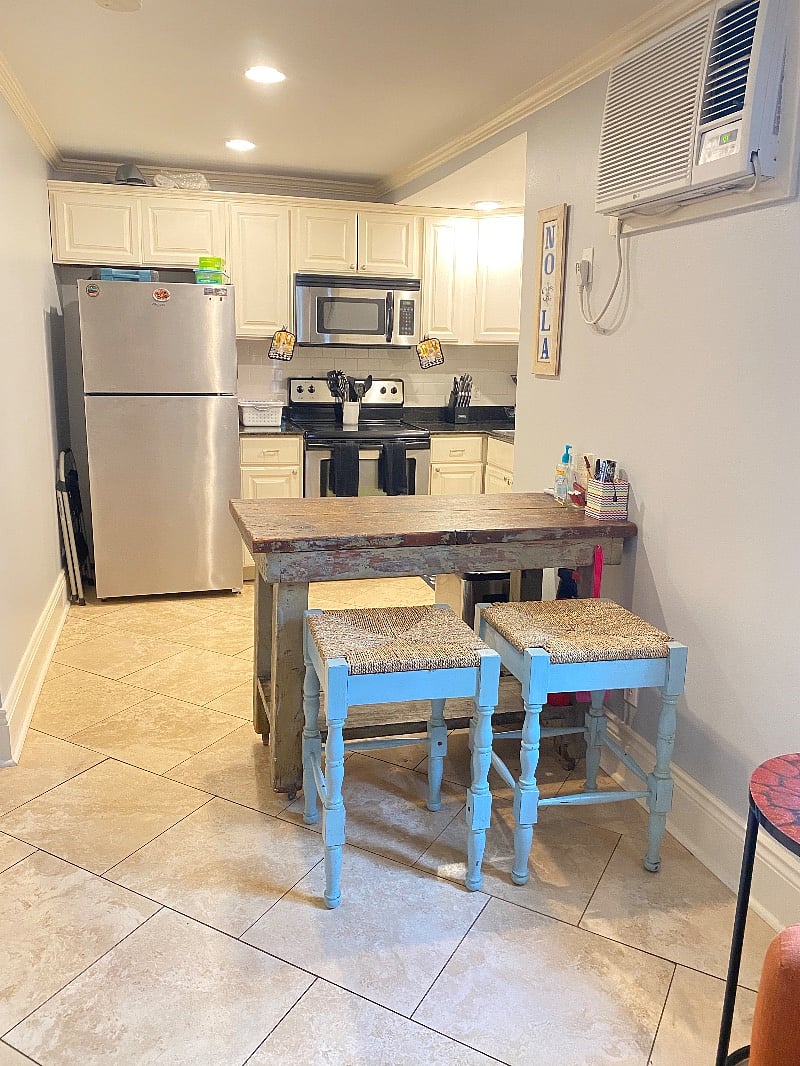 Kitchen and Butcher Block Table