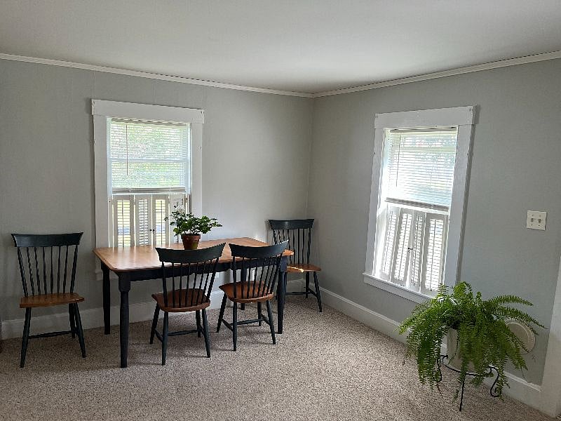 living room eating/work area
