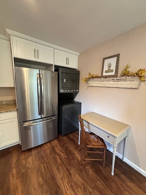 Washer and dryer inside unit