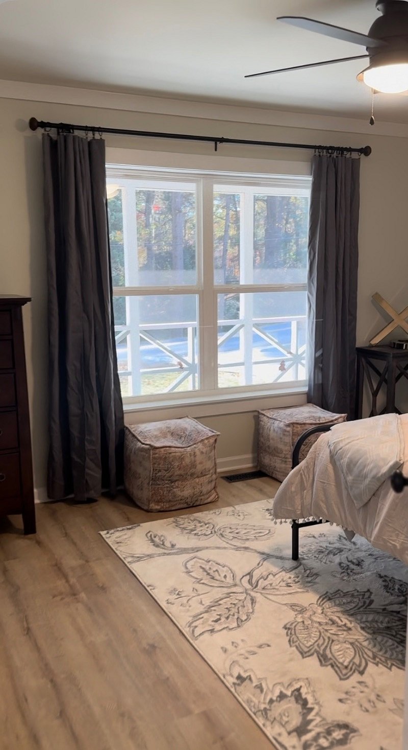 Master Suite with Queen Bed with Attached Full Bathroom and Smart TV